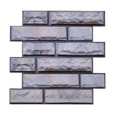 10X Brick Effect Wall Tiles Stickers Self Adhesive Foam Backing Background Decor