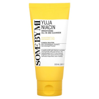 Yuja Niacin, Brightening All-In-One Cleanser, 3.38 fl oz (100 ml)
