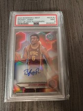 2022-23 Bowman University Best Basketball Cards Checklist and Odds 20