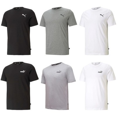 PUMA Herren T-Shirt - ESS Small Logo Tee, Rundhals, Kurzarm, uni