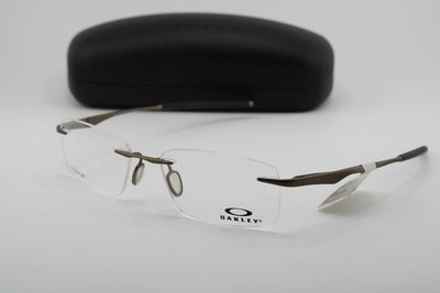 NEW OAKLEY OX5118-0153 WINGFOLD EVR SATIN PEWTER BLK AUTHENTIC EYEGLASSES 53-18