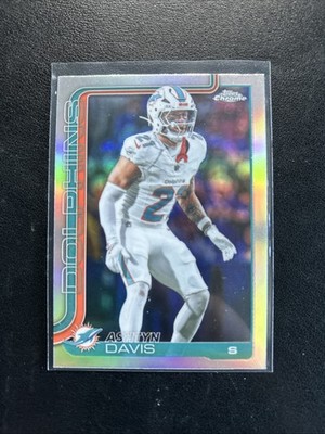 2025 Topps Chrome - Ashtyn Davis #194 - Refractor, Dolphins