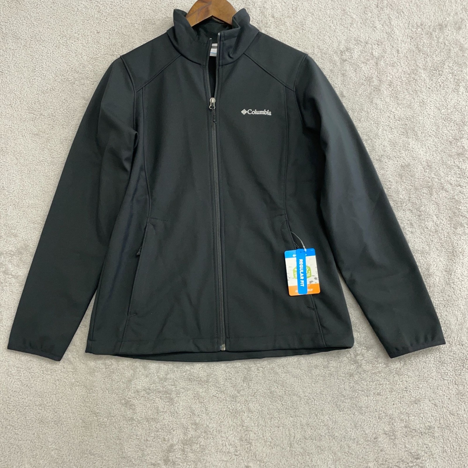 NEW Columbia Women's S Omni-Shield Windbreaker Softshell Jacket  Black G1620 thumbnail 6