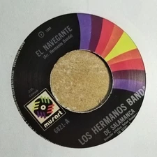 Los Hermanos Banda 45 EL NAVEGANTE FLOR DE DALIA 1989 VINYL RECORD VG++ CLEAN