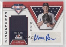 2019 Panini USA Baseball Stars & Stripes Signatures 197/299 Max Rajcic Auto 17fl