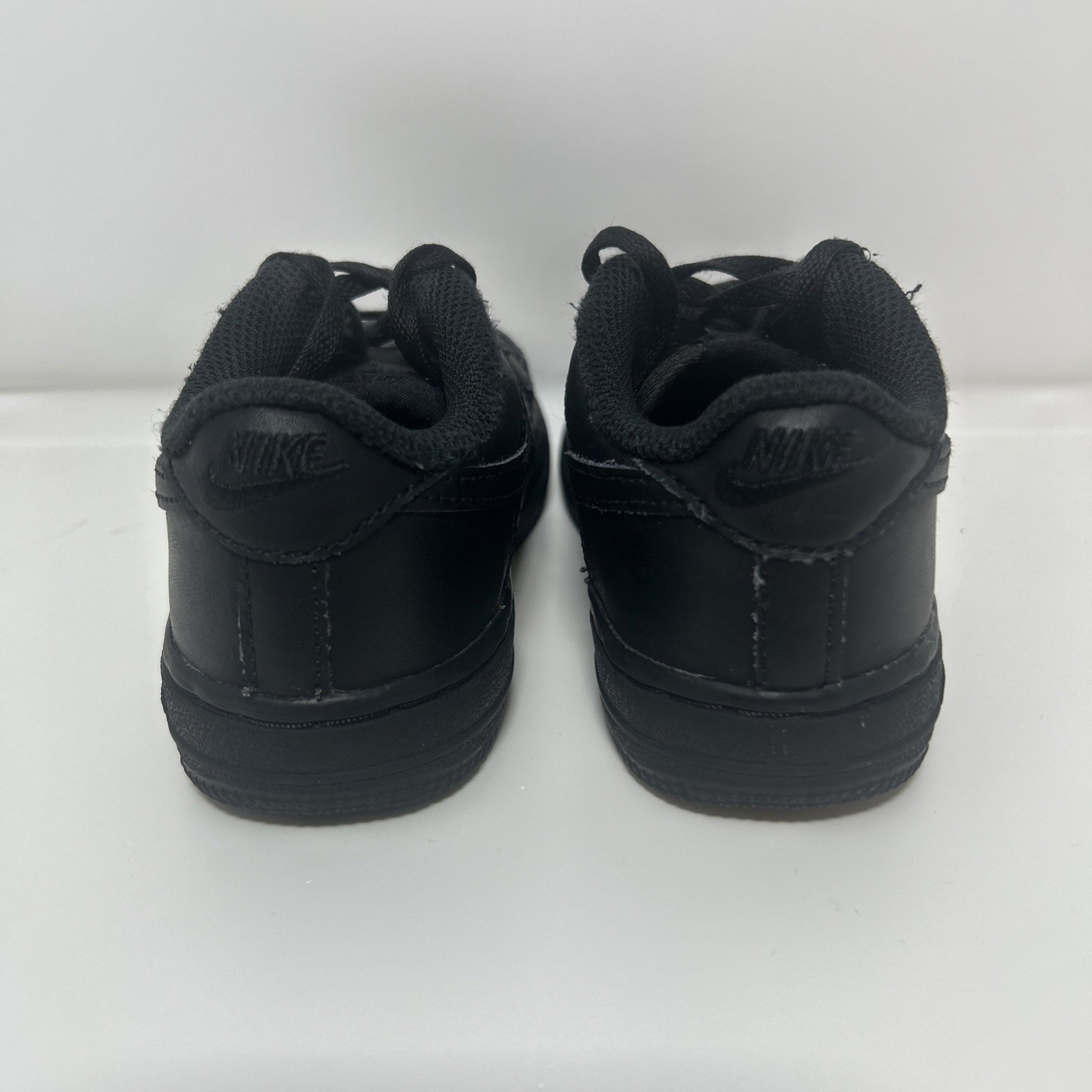 Nike Air Force 1 Sneakers Toddler Size 10C Triple Black Shoes DH2926-001 thumbnail 4