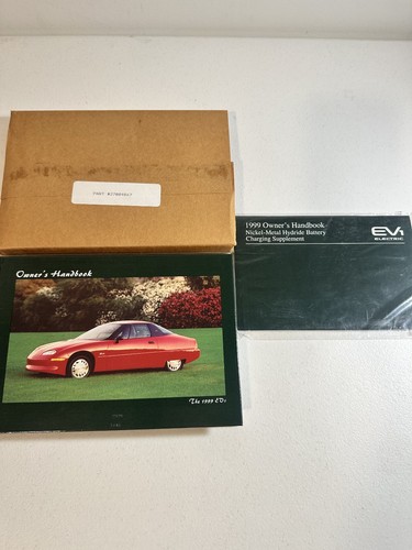 1999 Saturn EV1 Electric EVS 99001K Owners Manual Set OEM