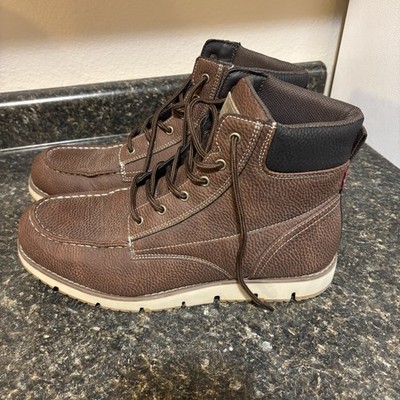 Levi's Mens Dean WX UL Rugged Casual Hiker Chukka Boot Cedar/Brown Size 13