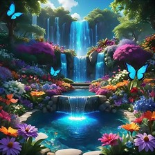 Landscape Scenery Diamond Art Kits for Adults Beginners, 5D DIY Full Round Drill
