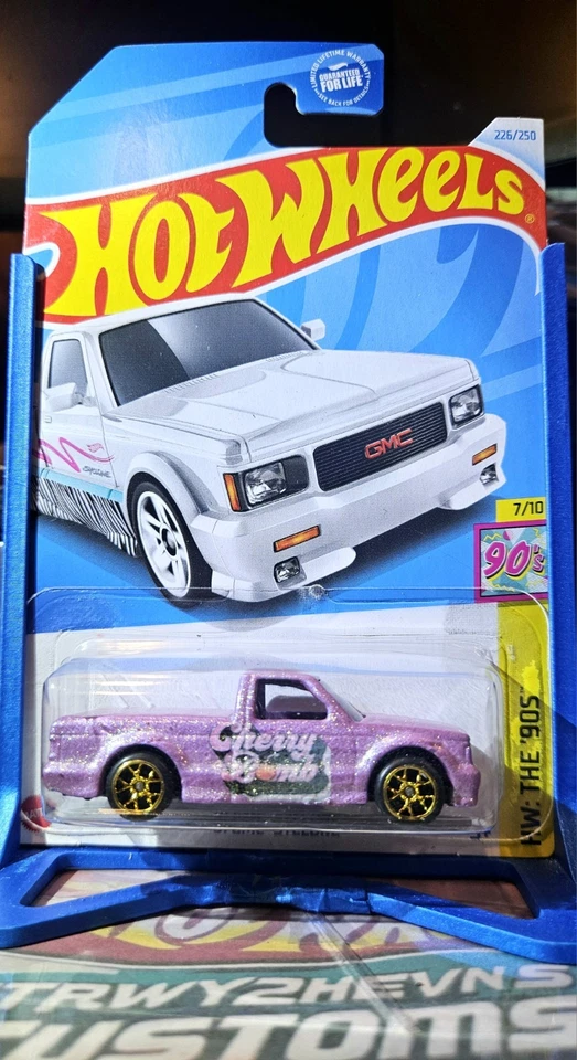 Hot Wheels GMC Syclone ***Bomba Cherry personalizada con Spectraflame y Real Rider*** Foto 2 de 3