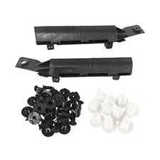1 Pair Passenger And Driver Side Front Bumper Bracket Mounting Support Cover ...