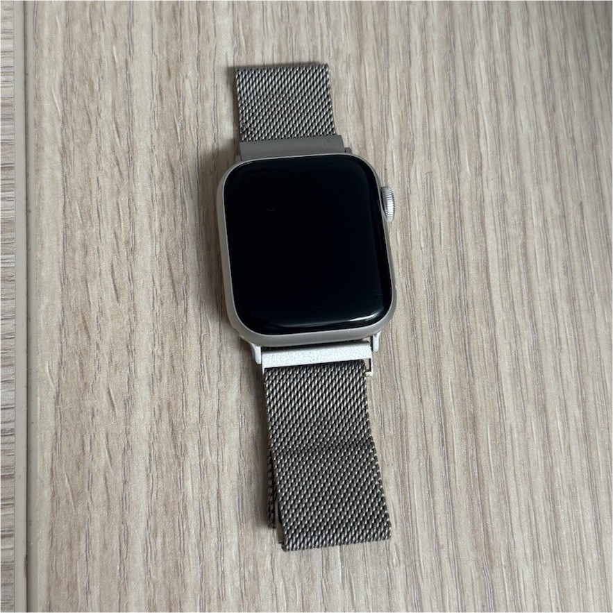 Apple Apple Watch cassa argento, cinturino maglia milanese acciaio argento