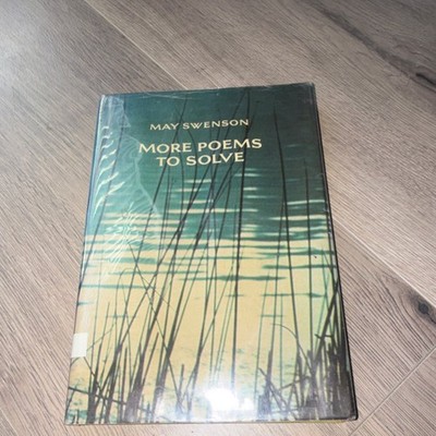 1966 More Poems to Solve by May Swenson, Hardcover, Poetry, Ex-Library, 