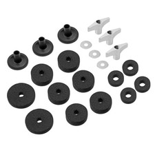 21-Piece Cymbal Accessory Set - Stand Sleeves Felts Washers Wing Nuts for D...