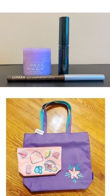 Clinique Take The Day Off Cleansing Balm  + Mascara + Eyeliner Samples with Bags