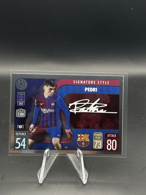 Pedri - Signature Style Auto - Topps Match Attax - Fc Barcelona