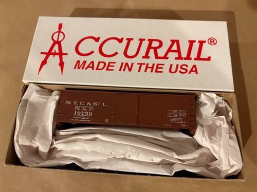 Escala HO - (Accurail) 81402 "Nickel PLATE" 36' Fowler Wood Boxcar Kit - Nuevo en caja | Zustand: New