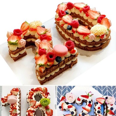 Große Silikon Kreativform Zahl Kuchenform Geburtstag Jubiläum Festival
