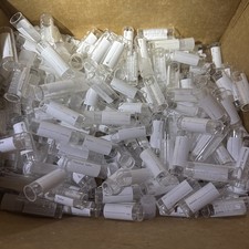 50PCS 5ml Plastic Test Tubes Vials Small Bottle Storage Lab Containers