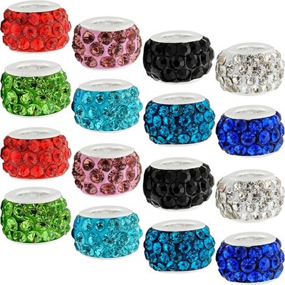 200Pcs Rhinestone Beads for DIY Jewelry Making Bracelets Necklaces Supplies