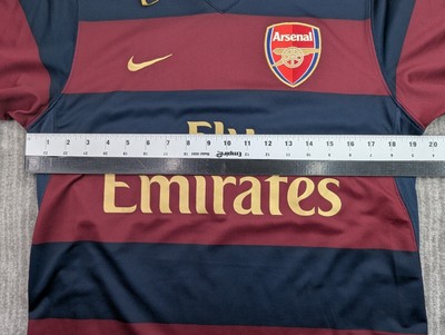 Nike Herbert Chapman Arsenal FC Away Jersey Men's Small 2007-2008