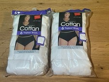 Hanes Just My Size 13/5X Briefs Cotton Tagless x2-6 per Pack New White