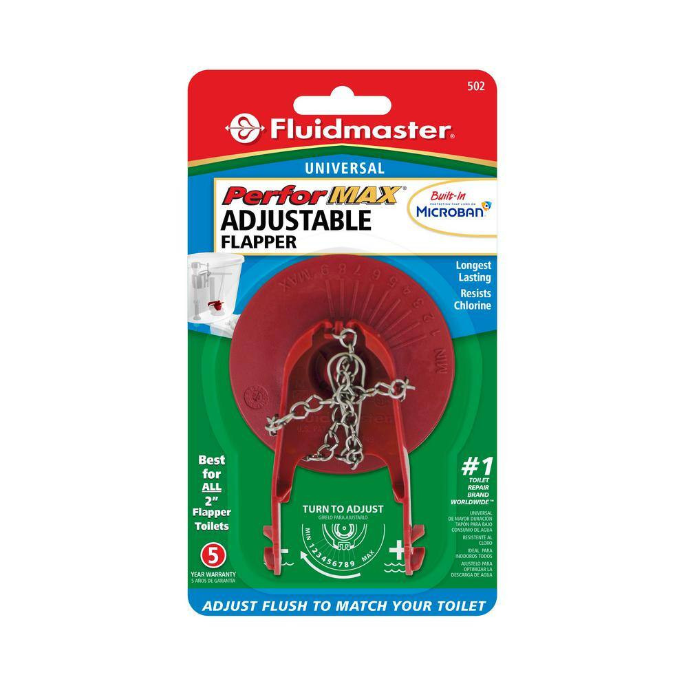 2 In. Performax Universal High Performance, Water-Saving Toilet Tank Flapper