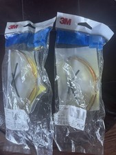 3M Metaliks Safety Glasses Yellow Lense (x2)