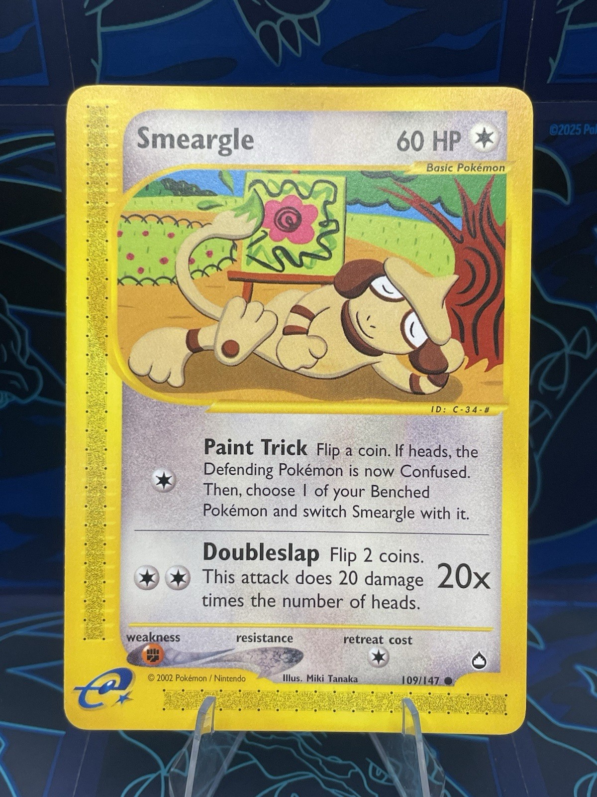 Smeargle 109/147 Aquapolis e-Reader ENG - NEAR MINT