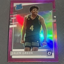 2021-22 Panini Chronicles Draft Picks - Donruss Optic Rated Rookies Jalen Green