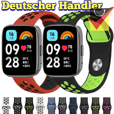 Silikon Sport Armband für Xiaomi Redmi Watch 3 ACTIVE strap band smart Uhr
