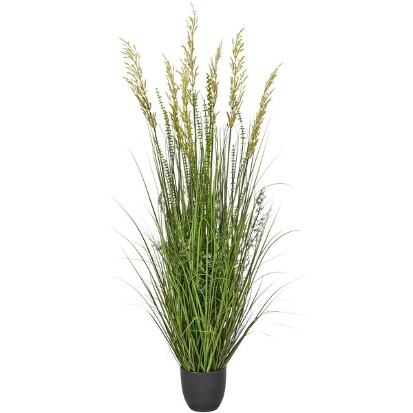 Kunstpflanze Gras-Mix-Busch, Farbe GrüN, Inkl. Kunststoff-Topf, HöHe Ca. 150 Cm-image