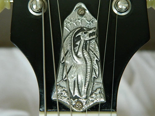 DRAGON TRUSS ROD COVER fits GIBSON SG LES PAUL GUITAR CUSTOM HAND MADE METAL!