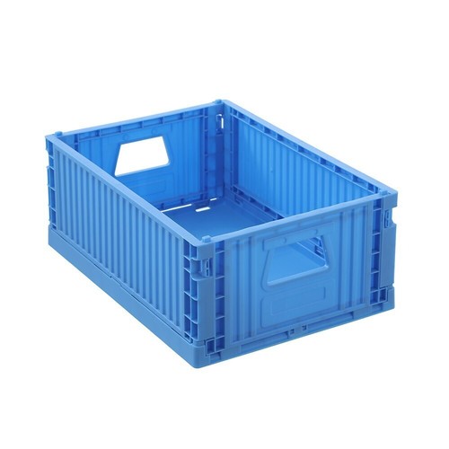 6 x Boxsweden 29x21cm Foldaway Crate Organiser Home Storage Container Assorted - Picture 5 of 9