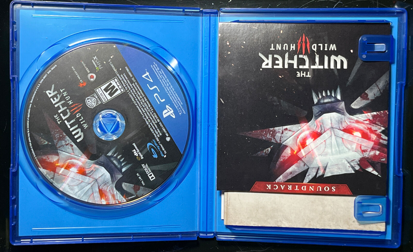 The Witcher Wild Hunt - Sony PlayStation 4 PS4 - Empty Custom