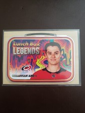 2022-23 Sebastian Aho Lunch Box Legends Upper Deck Series 2 Hockey Carolina...