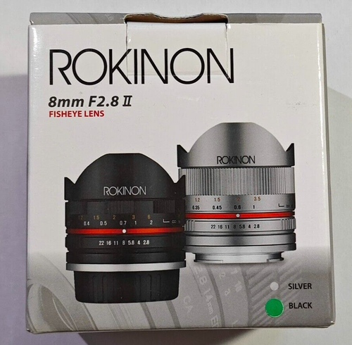 Rokinon Objektiv 8 mm F2,8 UMC Fisheye II (schwarz) für spiegellose Canon M Kameras - Bild 2 von 21