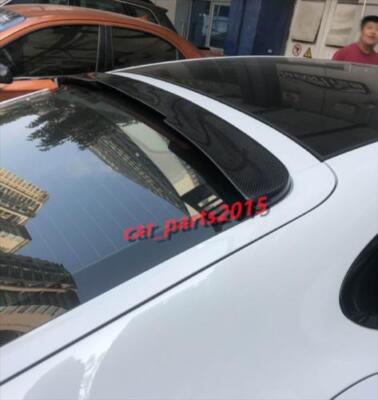 For Porsche Panamera 971 Real Carbon Rear Roof Spoiler Window Wing