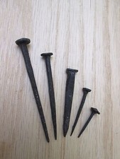 Hand Forged Traditional Old antique Vintage Rose Head Iron Deco Nail wood crafts