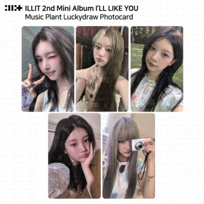 ILLIT 2nd Mini Album I'LL LIKE YOU Music Plant Luckydraw Photocard