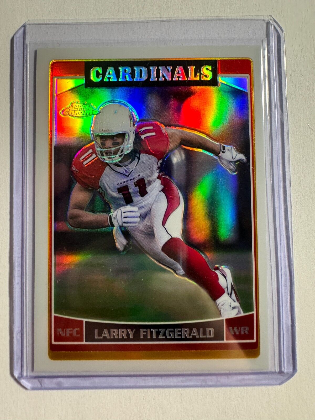 K144,790 - 2006 Topps Chrome Refractors #122 Larry Fitzgerald