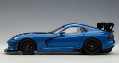 ミニカー DODGE VIPER 71734 AUTOart 1:18 Dodge Viper ACR Blue / Black Stripe model cars