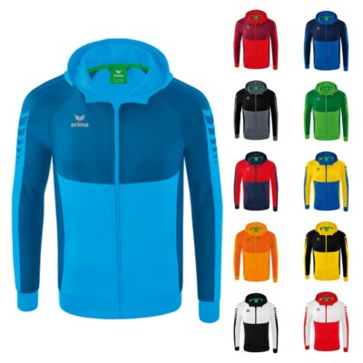 Erima Trainingsjacke mit Kapuze Six Wings Kinder Sportjacke Sportbekleidung NEU