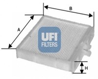 UFI Innenraumfilter Partikelfilter FüR CitroëN C5 I Break De_ Dc_ 53.090.00