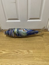 Murano Coloured Glass Fish Ornament - 55cm