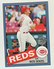 2020 Topps 1985 RETRO 35th ANNIVERSARY BLUE #85-36 NICK SENZEL Cincinnati Reds