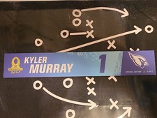 Kyler Murray 2021 NFL pro bowl locker nameplate special edition number 2 of 5