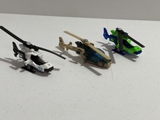 1985 LOT 3 HELICOPTERS 1/64 USED MATCHBOX POLICE AIR PATROL VINTAGE
