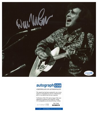 DON MCLEAN SIGNED LEGENDARY SINGER AMERICAN PIE 8x10 PHOTO - ACOA COA