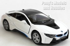 5 Inch 2020 BMW i8 1/36 Scale Diecast Model by Kinsmart - WHITE